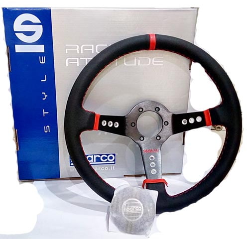 steer-sparco-l777hitam