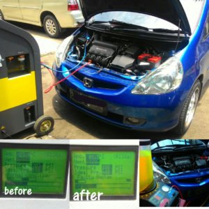 proses service ac mobil tidak dingin di siang hari