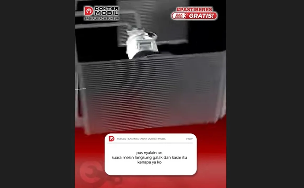 kompresor ac mobil berisik