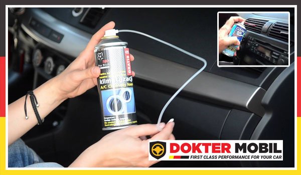 cara hilangkan bau pada AC mobil dengan AC Foam Cleaning