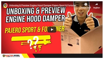 Unboxing Hood Damper Pajero