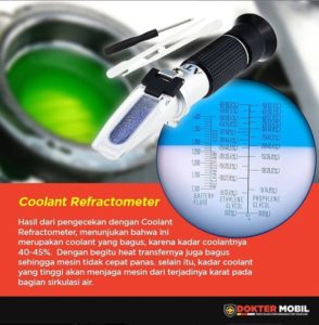 Coolant yang Baik Dapat Dilihat Dengan Menggunakan Alat Canggih Bernama Refractometer