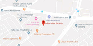 map serpong