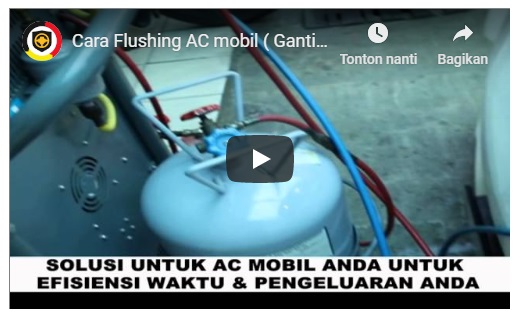 Proses Pengerjaan Flushing AC Mobil di Dokter Mobil