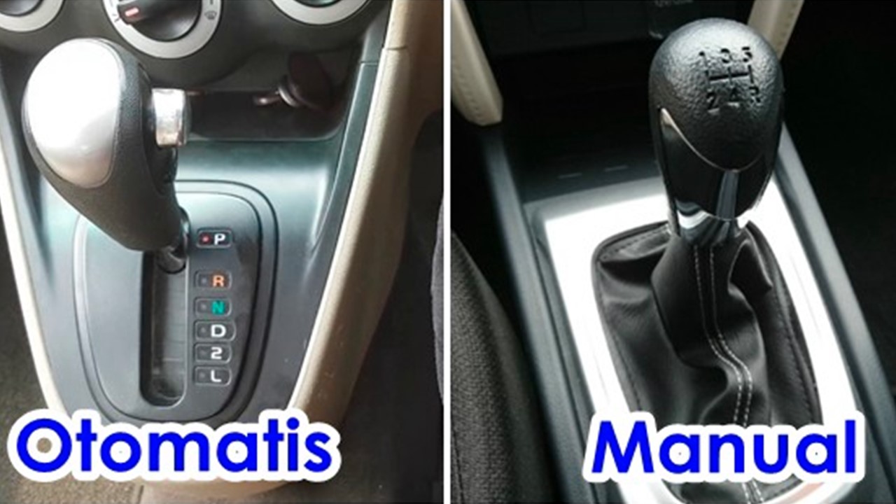 Perbedaan mobil manual dan matik