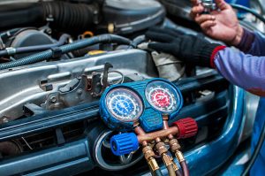 Service AC Mobil Panas