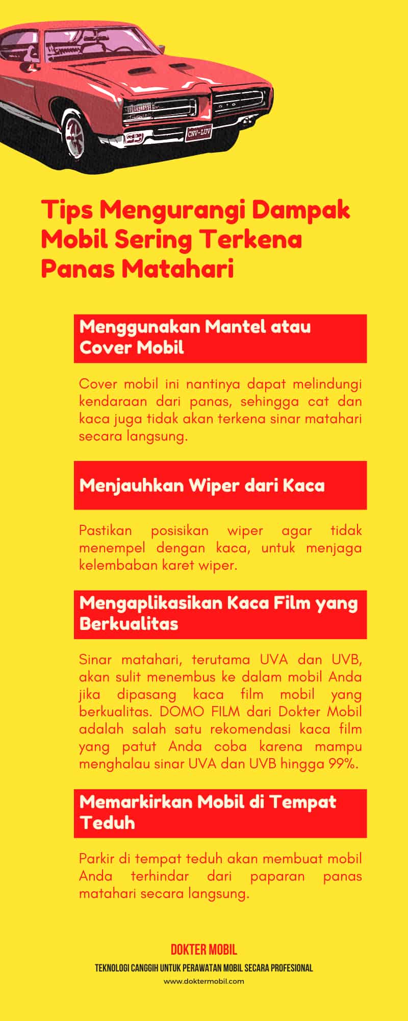 Dampak Mobil Sering Terkena Panas Matahari
