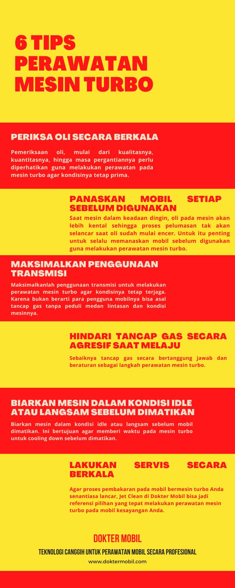 6 Tips Perawatan Mesin Turbo
