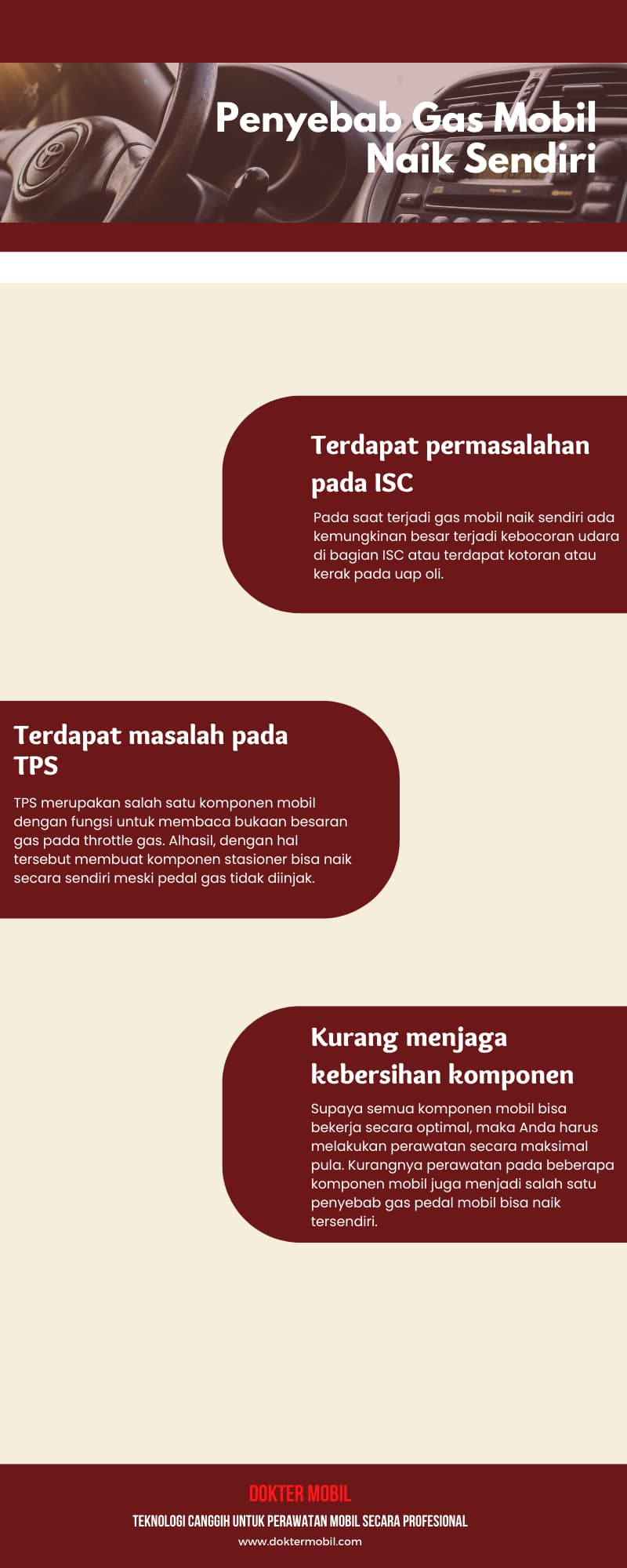 Penyebab Gas Mobil Naik Sendiri
