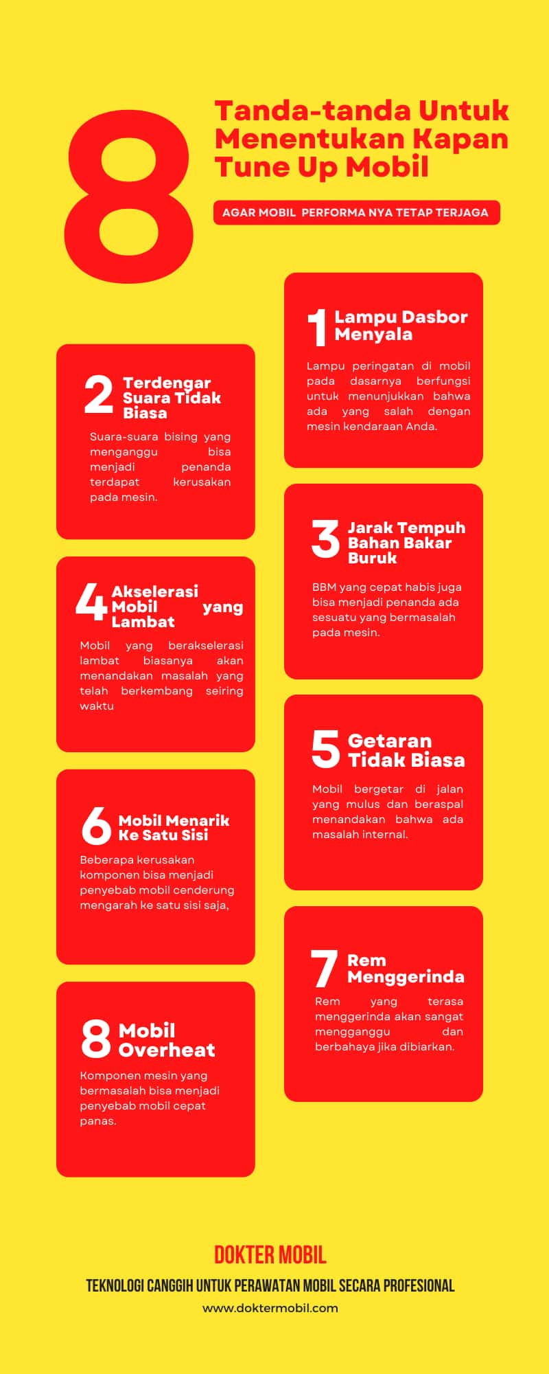 tanda-tanda mobil segera dilakukan tindakan service dibengkel tune up mobil terdekat