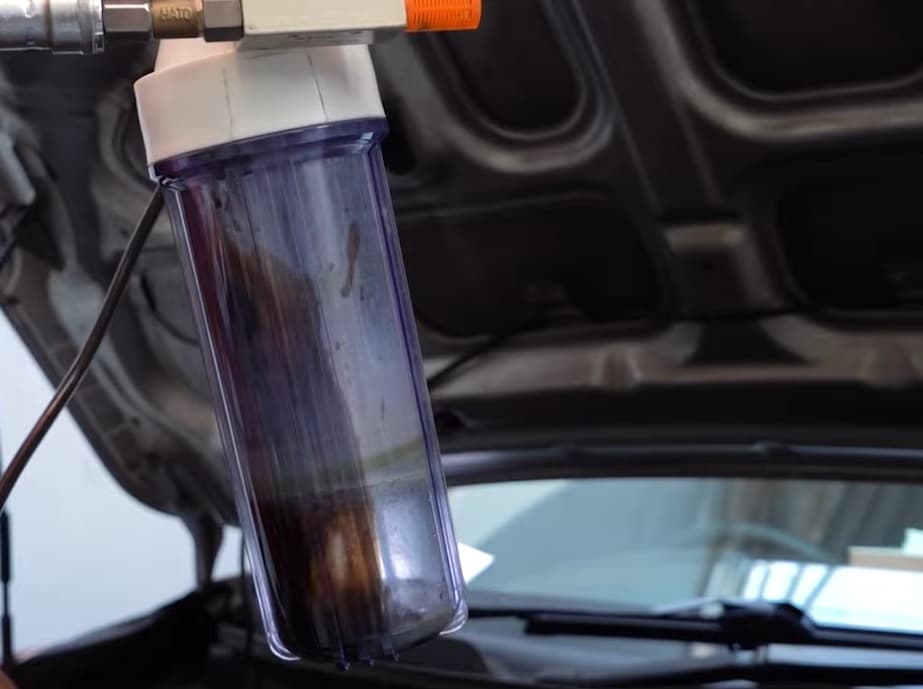 engine flush mobil