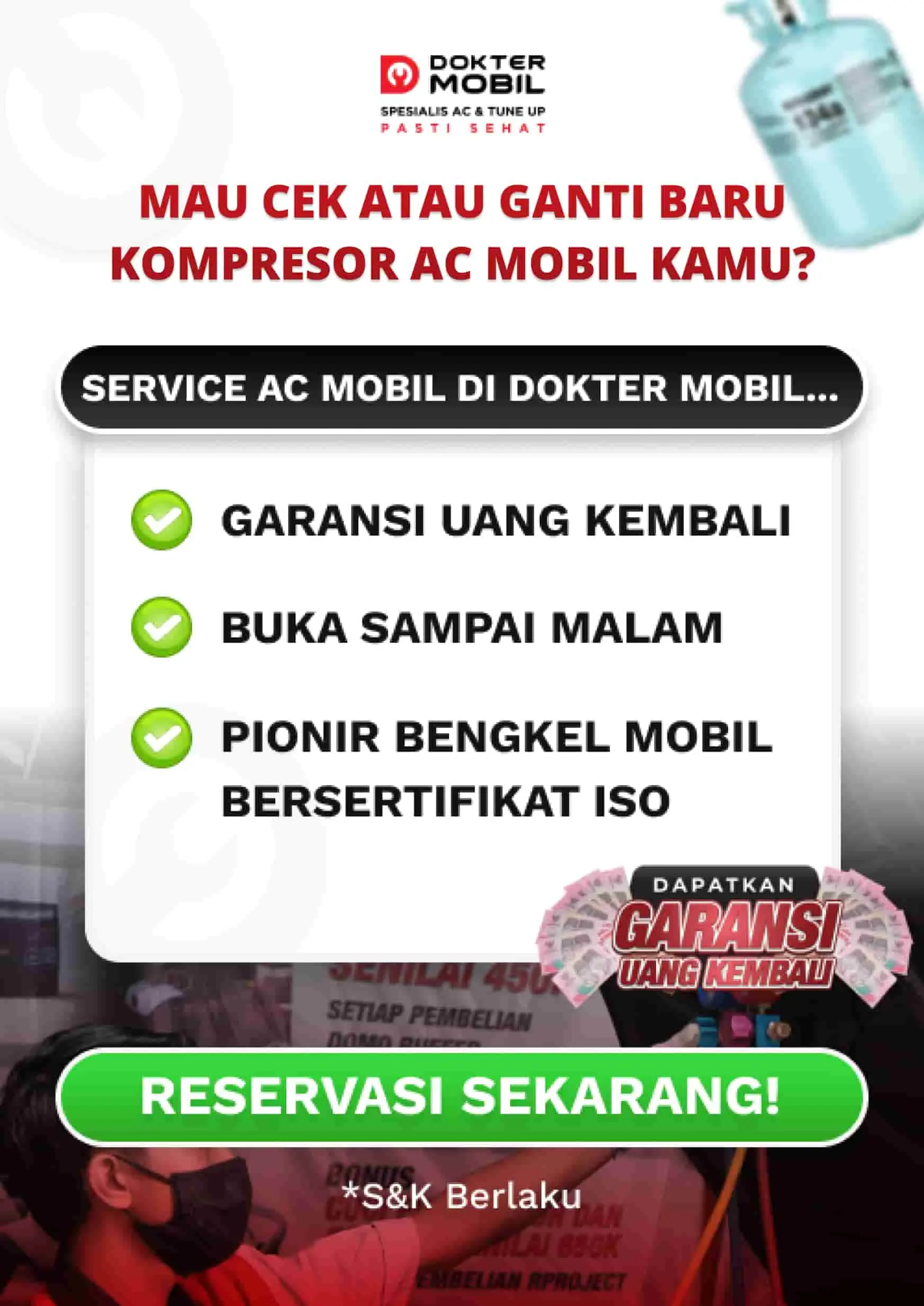 Ganti Kompresor AC Mobil di Dokter Mobil