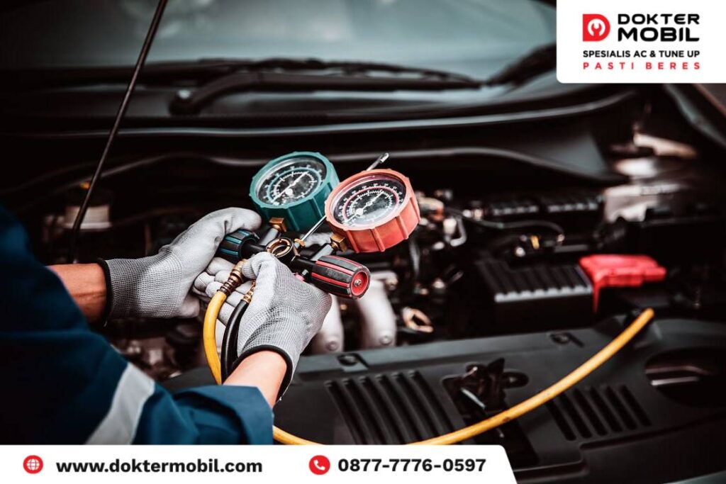 cara vakum dan isi freon AC mobil