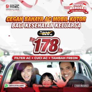 Promo Merdeka Service AC Mobil di Dokter Mobil Cuma Rp 178 RIBU!