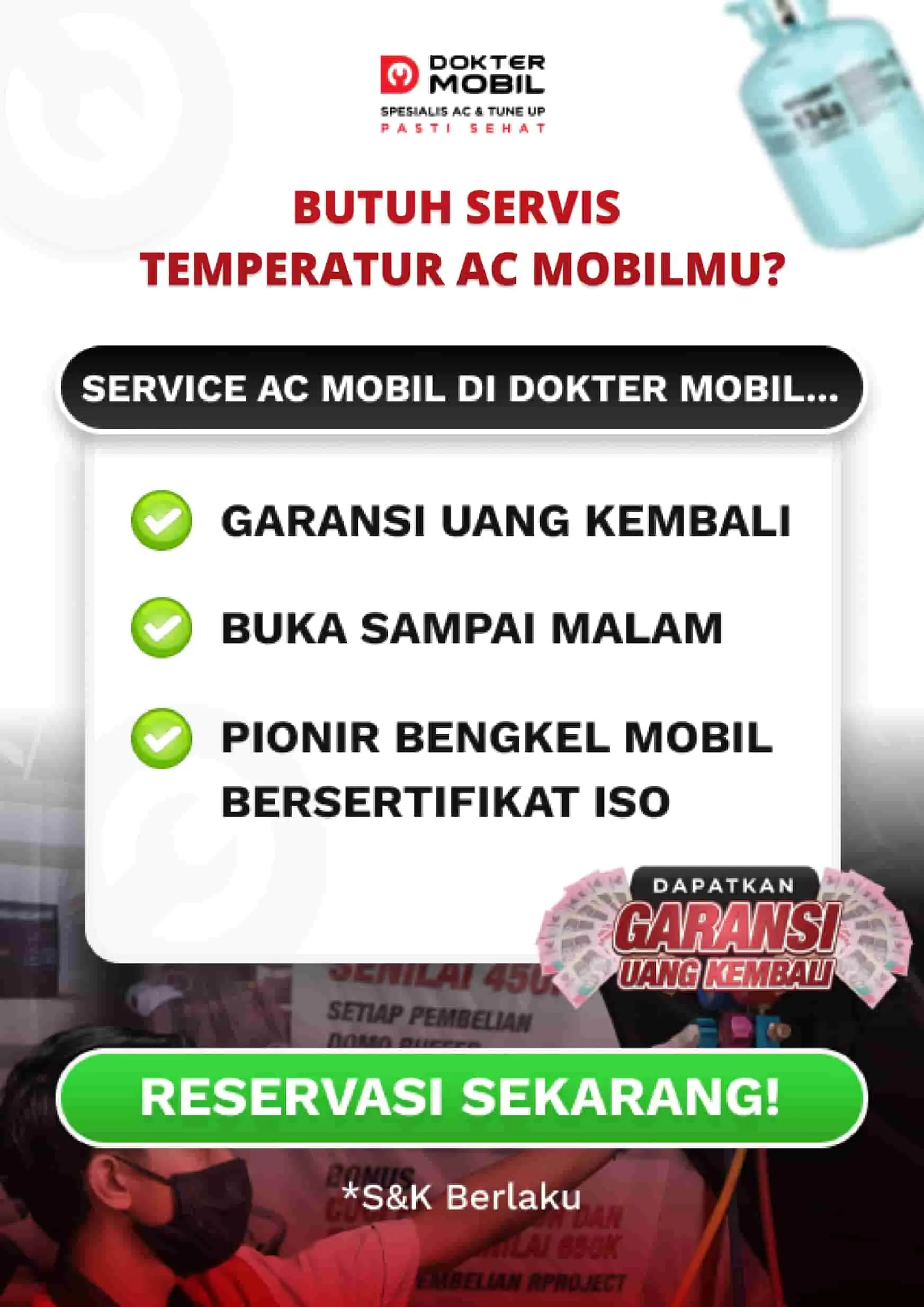 Service Temperatur AC Mobil di Dokter Mobil
