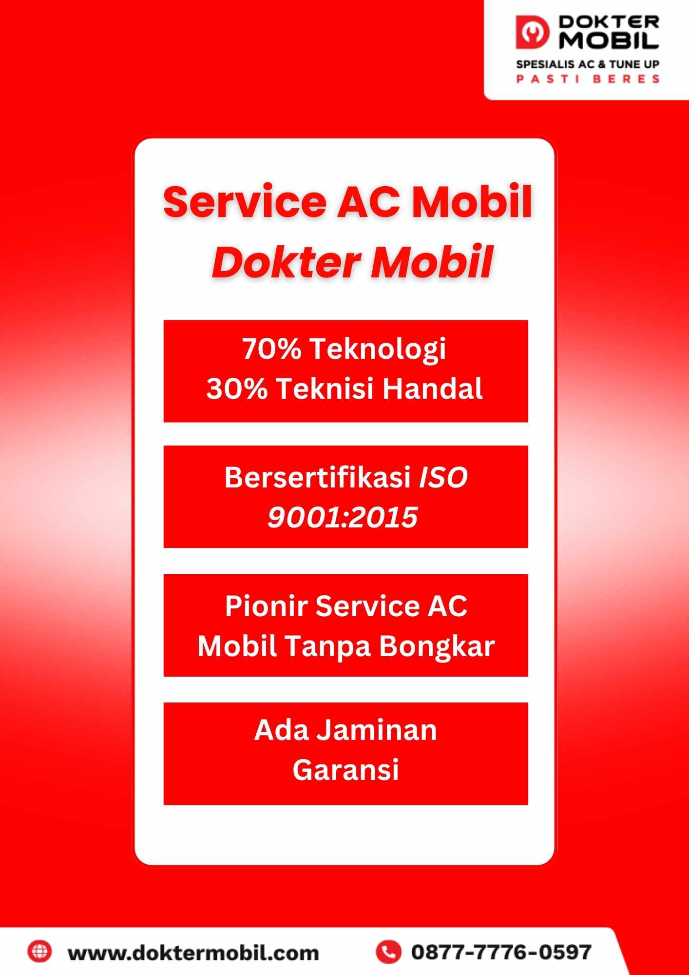Kelebihan Service AC Mobil di Dokter MObil