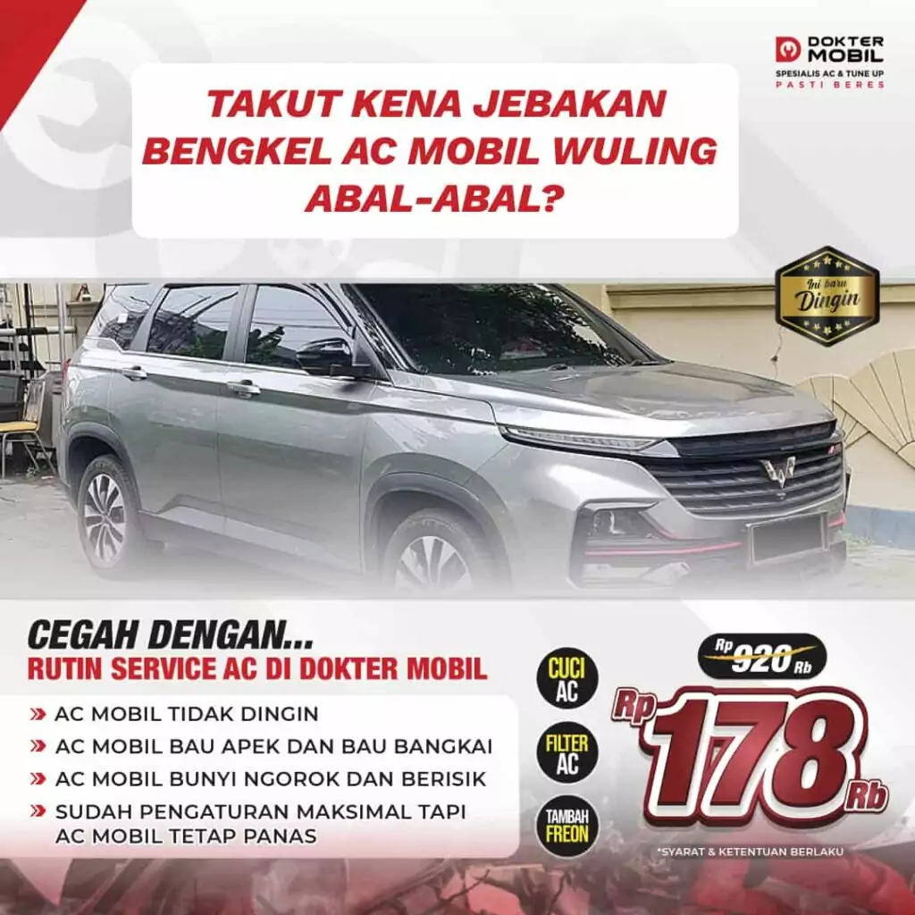 Bengkel Service AC Mobil Wuling Unggulan