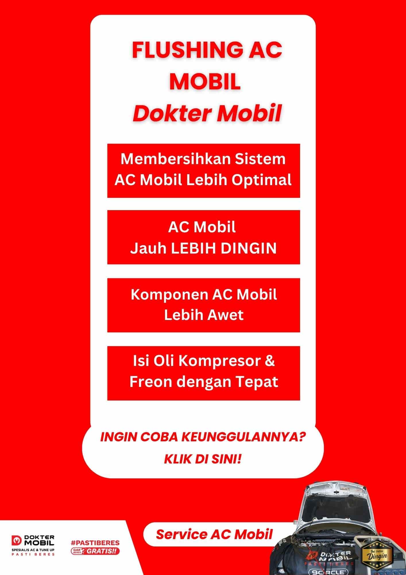 Kelebihan Flushing AC Mobil di Dokter Mobil