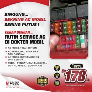 Inilah Ragam Penyebab Sekring AC Mobil Sering Putus Terus