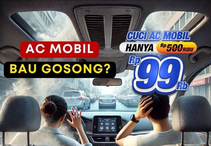 ac mobil bau gosong