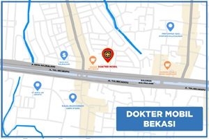 Peta Bengkel Service Mobil di Bekasi